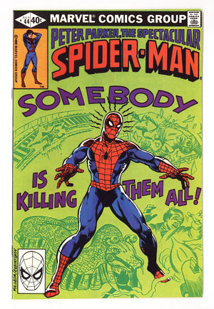 The Spectacular Spider-Man Vol 1 44  High Grade   (1980)