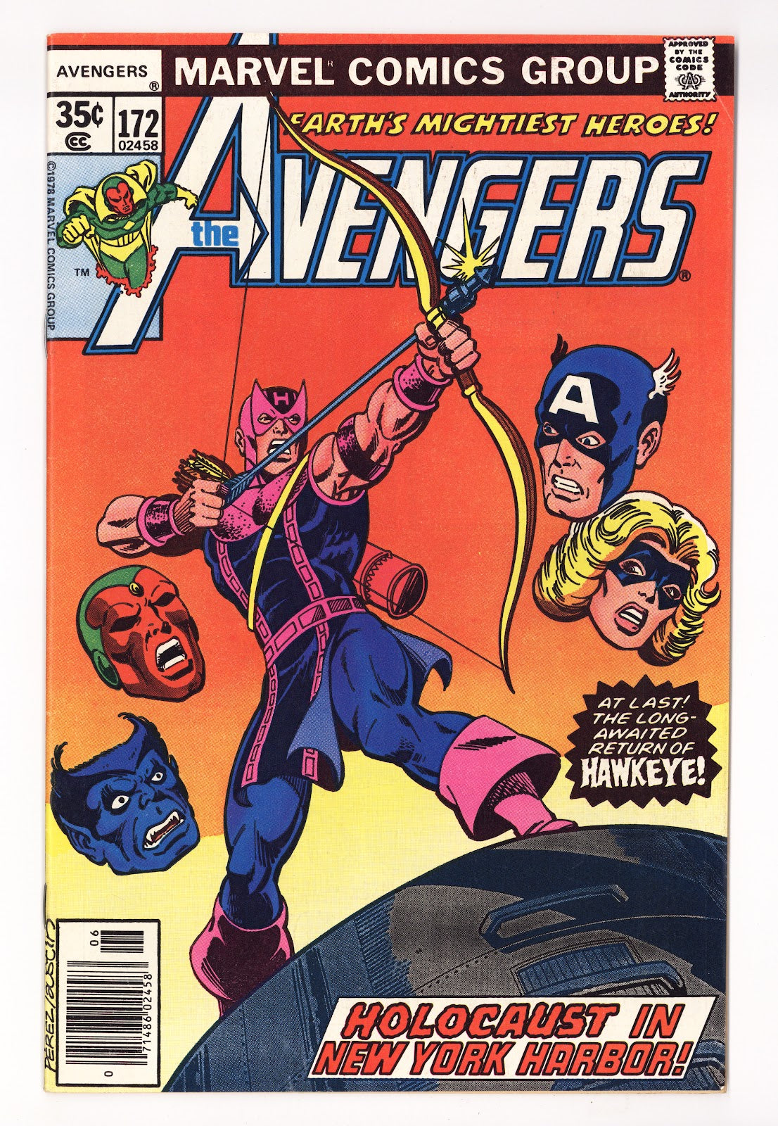 The Avengers Vol 1 172  Mid Grade   (1978)     