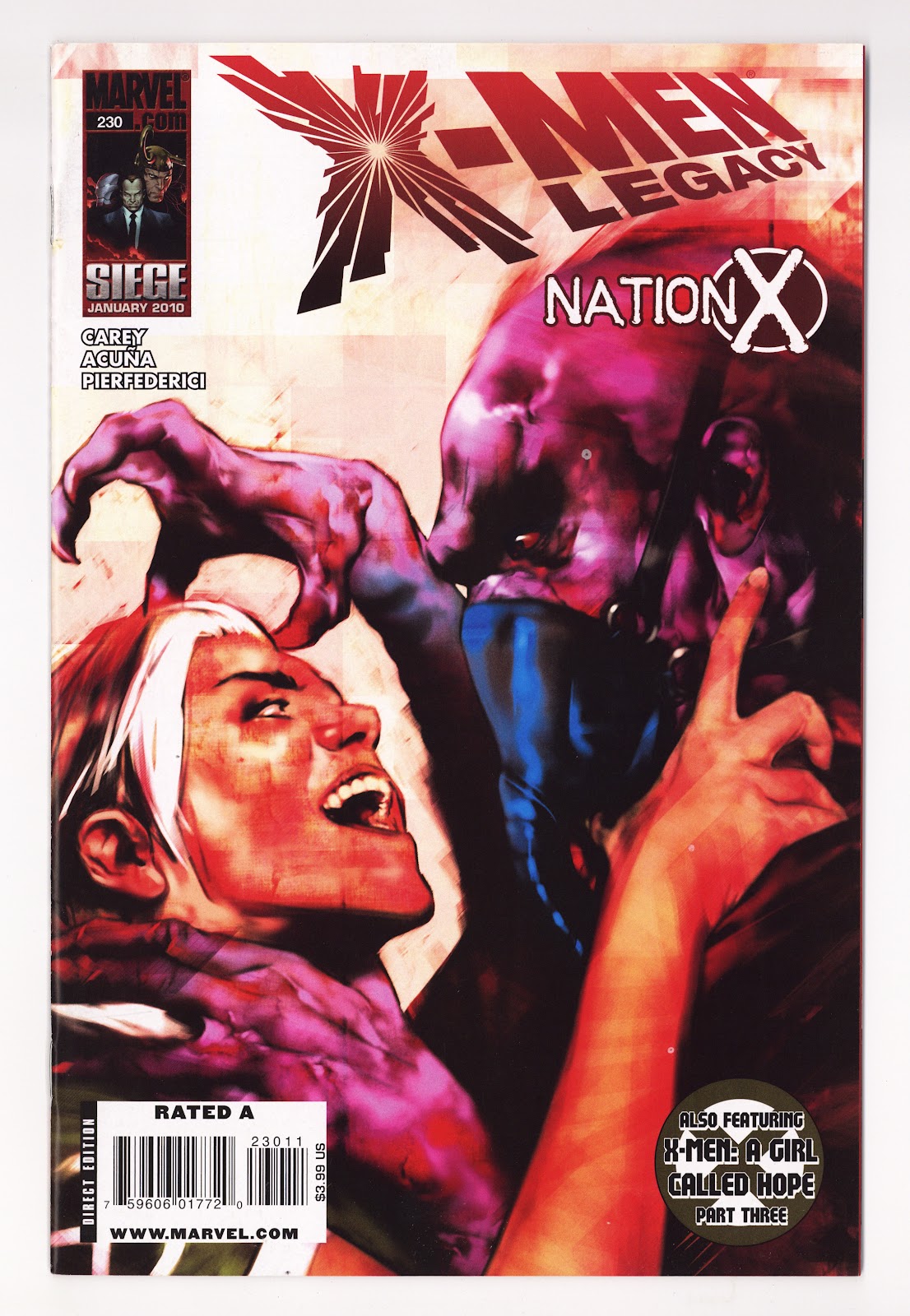 X-Men: Legacy Vol 1 230 High Grade (2010) 