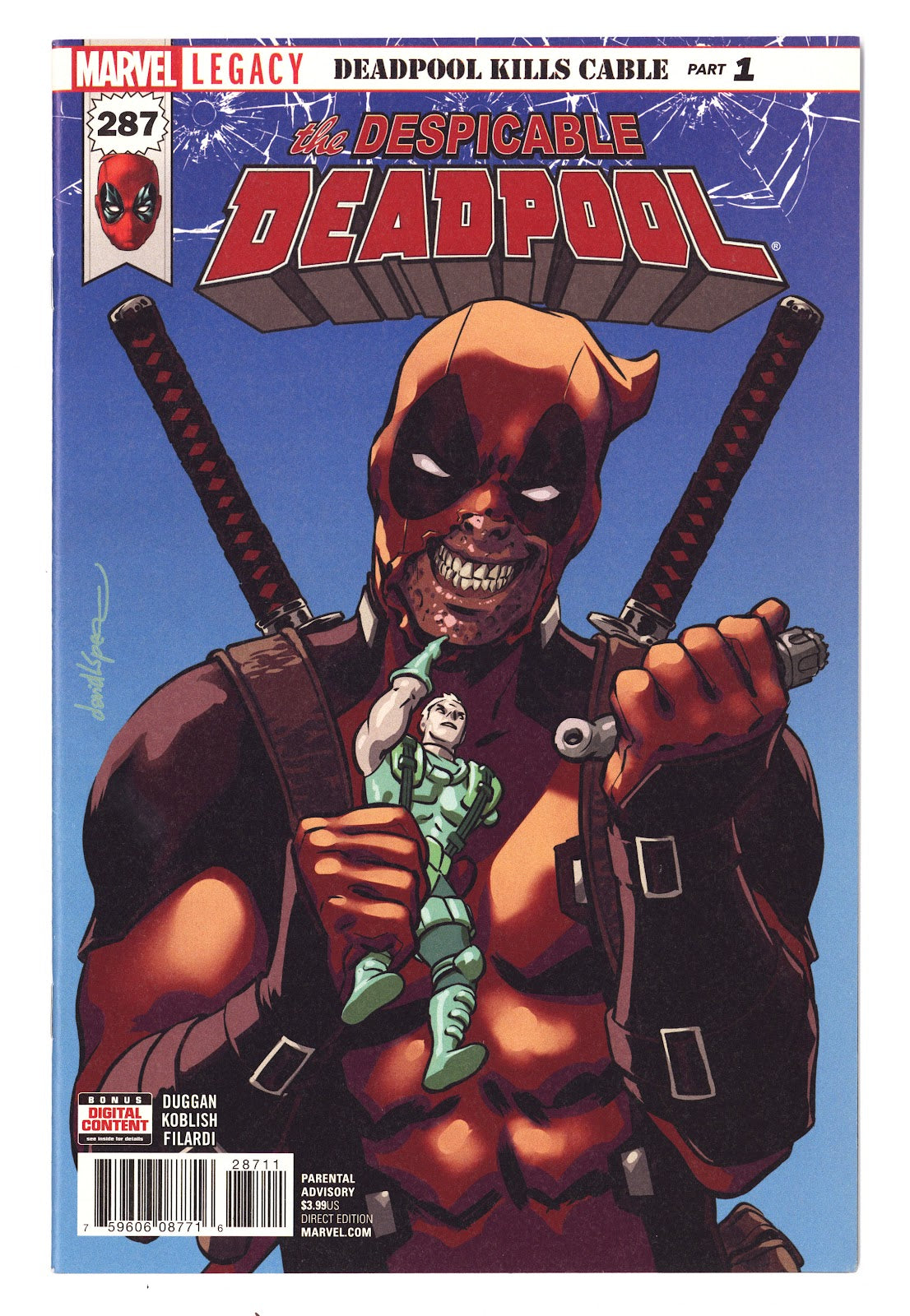 Despicable Deadpool   287  High Grade   (2017)