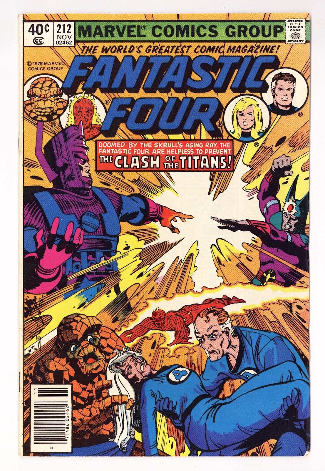 Fantastic Four Vol 1 212 Mid Grade (1979) Newsstand 