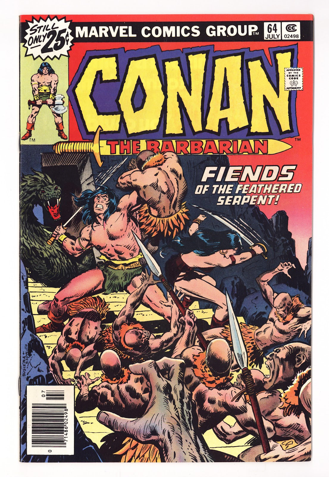 Conan the Barbarian Vol 1 64  Mid Grade   (1976)     