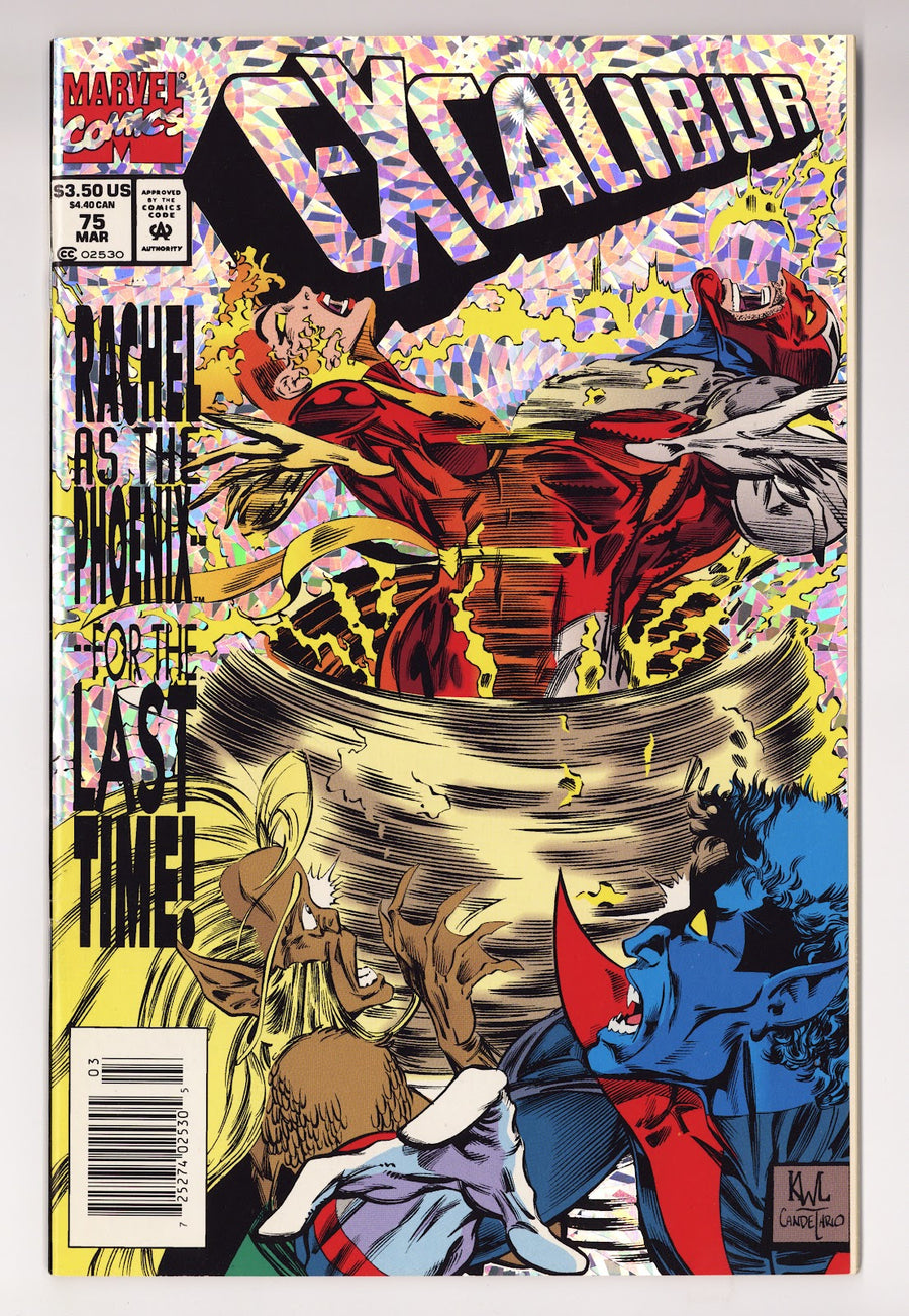 Excalibur Vol 1 75  Mid Grade   (1994)   Foil Newsstand  