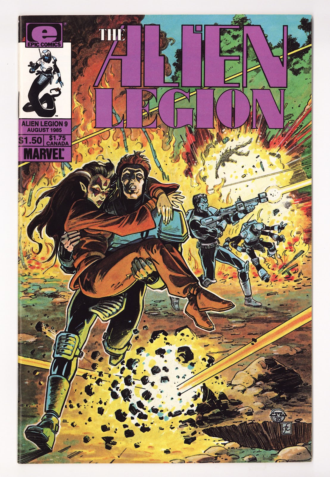 Alien Legion Vol 1 9 High Grade (1985)  