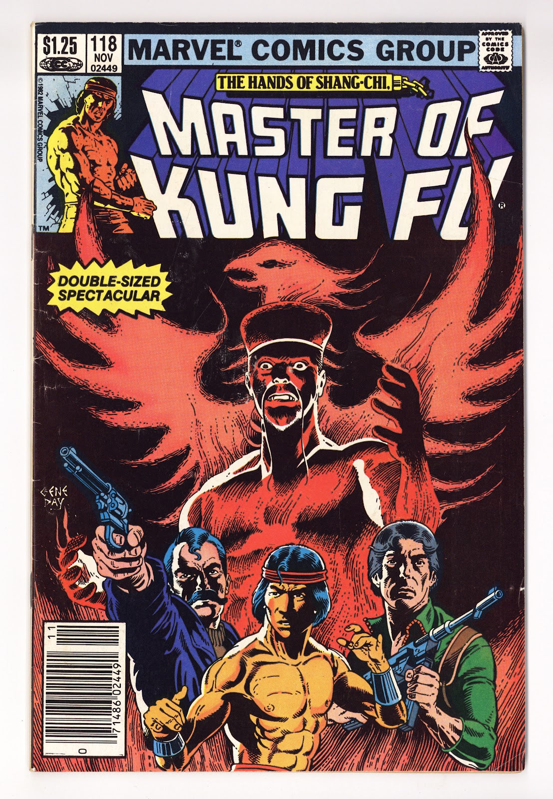 Master of Kung Fu Vol 1 118  Low Grade   (1982)   Canadian Price Variant  