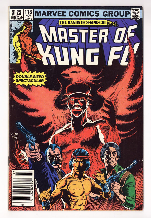 Master of Kung Fu Vol 1 118  Low Grade   (1982)   Canadian Price Variant