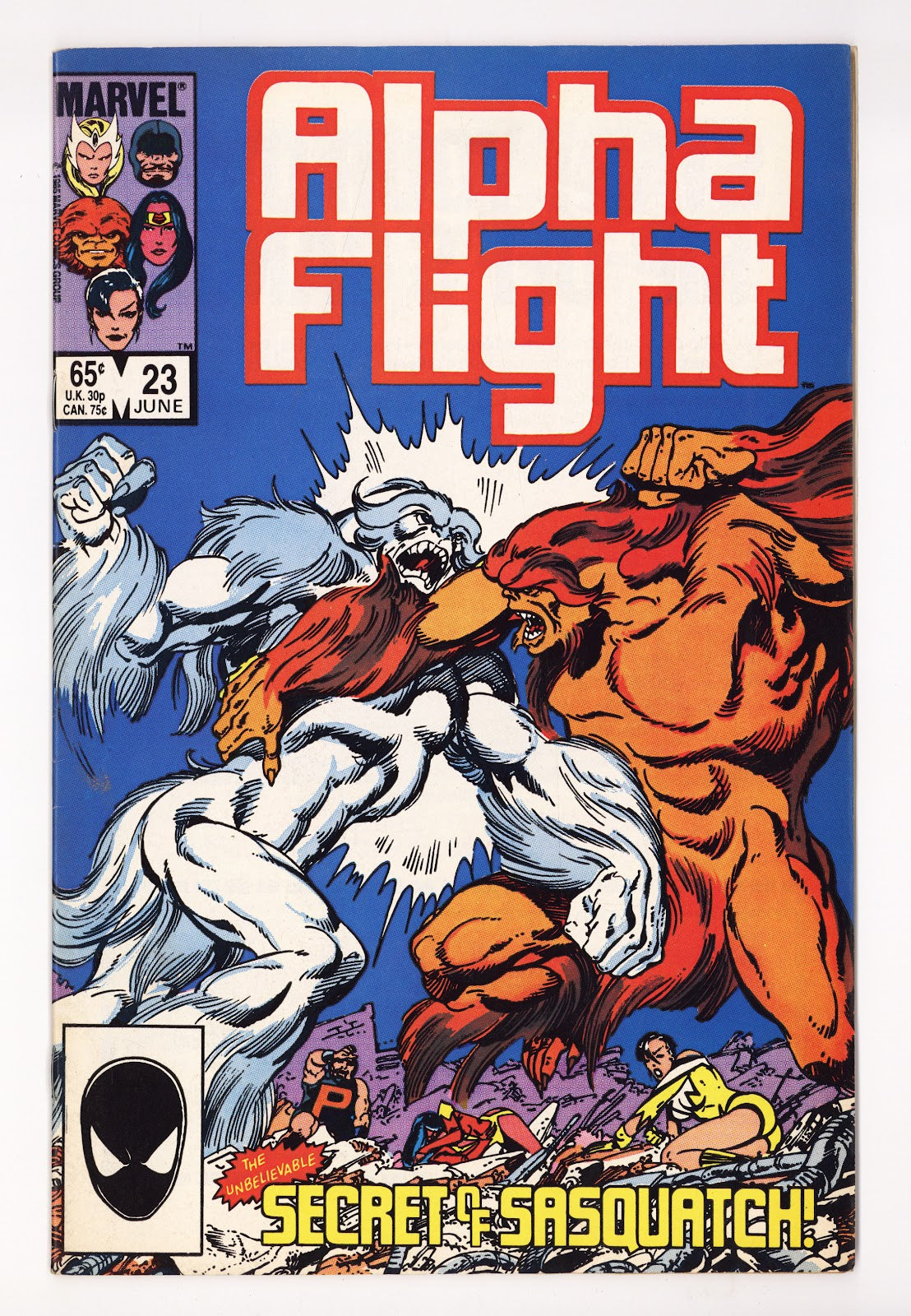 Alpha Flight Vol 1 23 Mid Grade (1985) Direct 