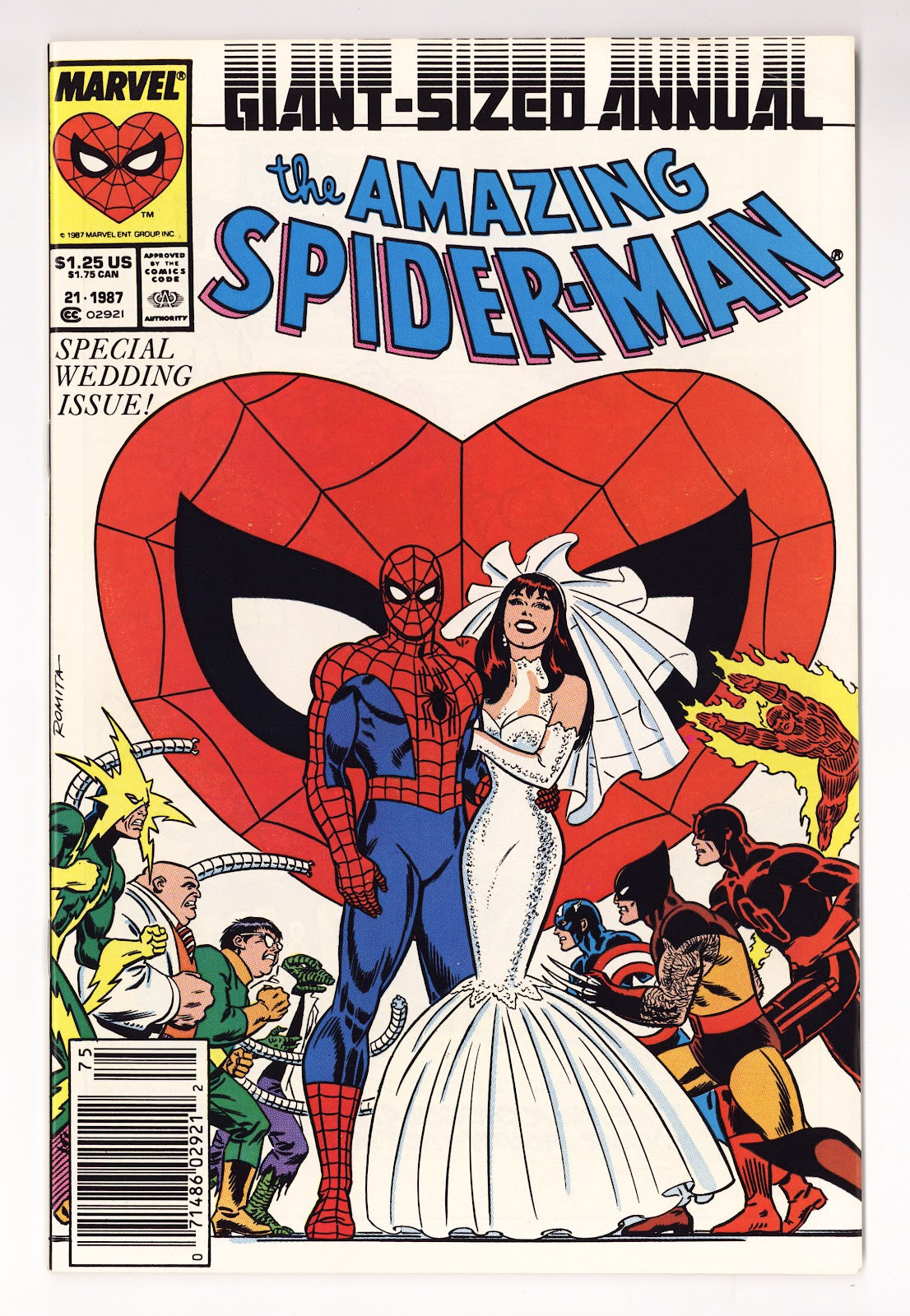 The Amazing Spider-Man Annual Vol 1 21 VF- (7.5) (1987) Newsstand 