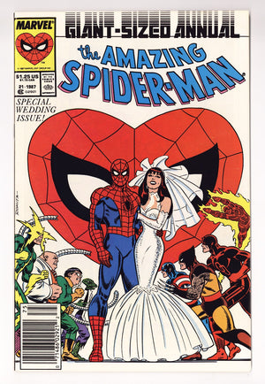 The Amazing Spider-Man Annual Vol 1 21 VF- (7.5) (1987) Newsstand
