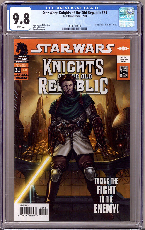Star Wars Knights of the Old Republic 31 CGC 9.8 (NM/M) (2008)