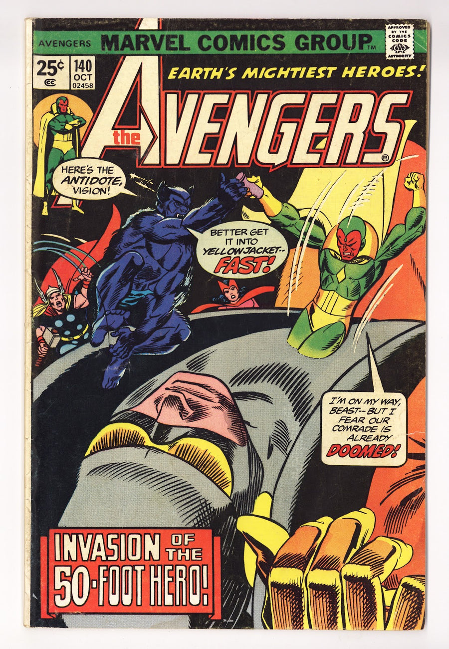The Avengers Vol 1 140 Low Grade (1975)  