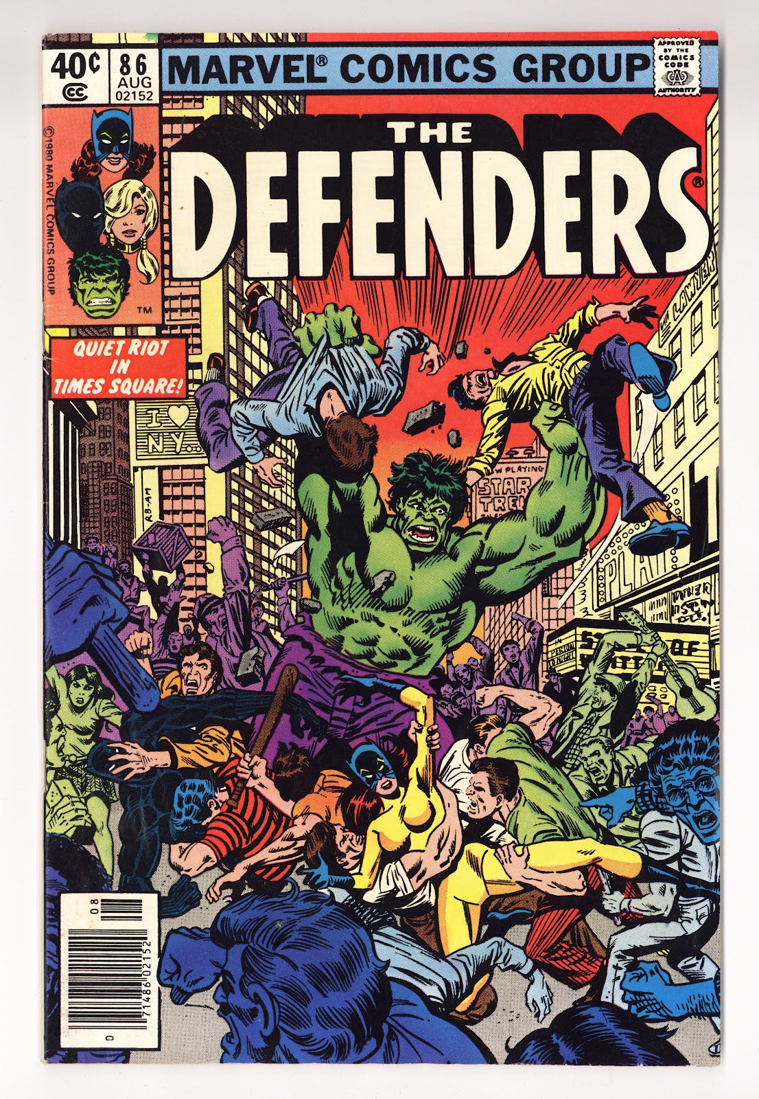 The Defenders Vol 1 86  Very Low Grade   (1980)   Newsstand