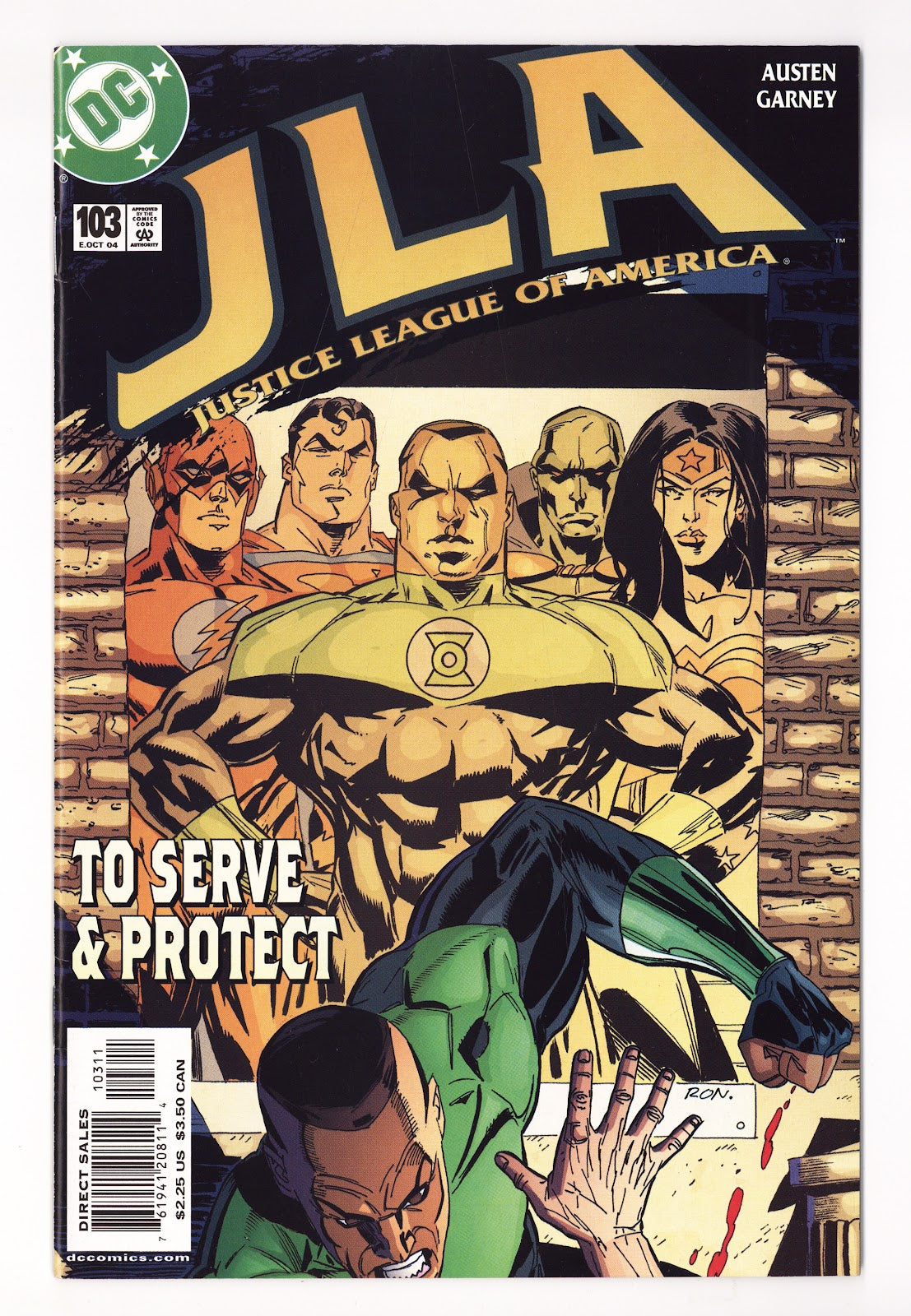 JLA 103 Mid Grade (2004) Direct Sales 