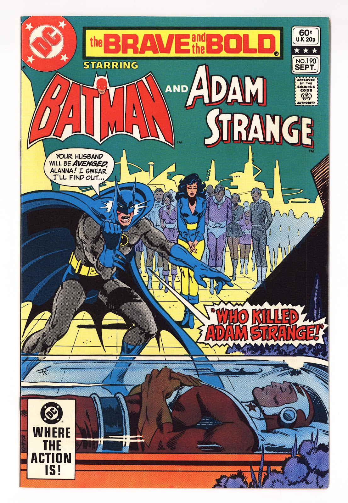 The Brave and the Bold Vol 1 190 High Grade (1982) Direct 