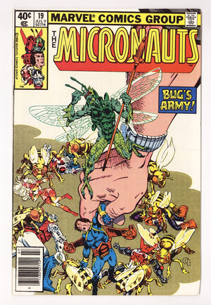 Micronauts Vol 1 19  High Grade   (1980)   Newsstand