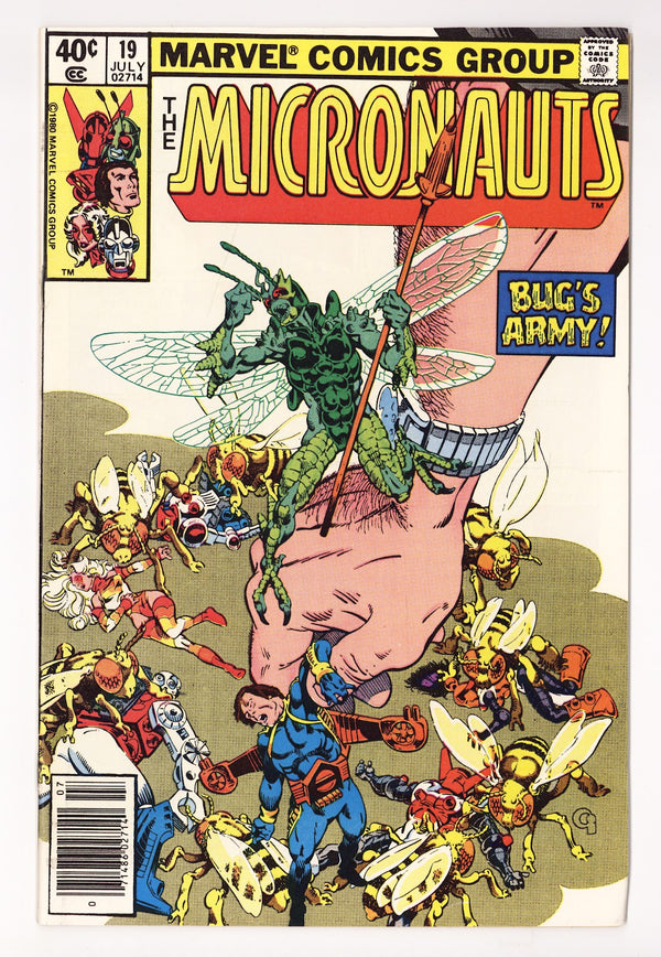 Micronauts Vol 1 19  High Grade   (1980)   Newsstand