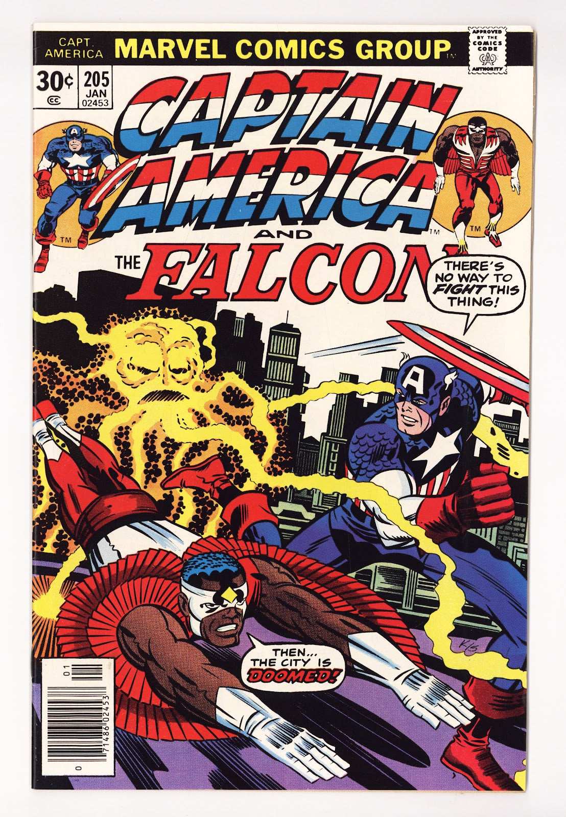 Captain America Vol 1 205 Mid Grade (1977) 