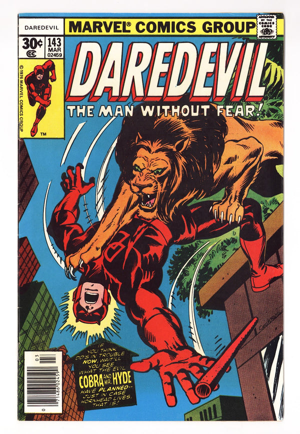 Daredevil Vol 1 143 FN/VF (7.0) (1977)