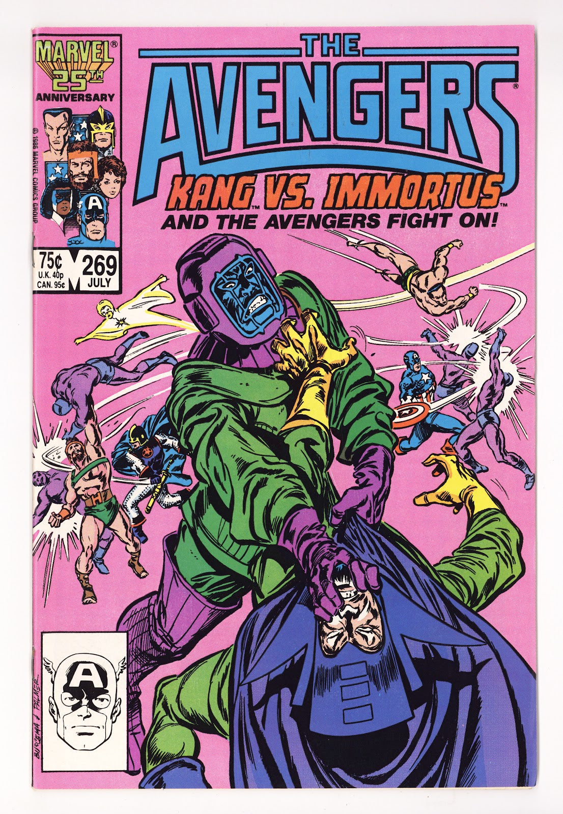 The Avengers Vol 1 269  High Grade   (1986)   Direct  