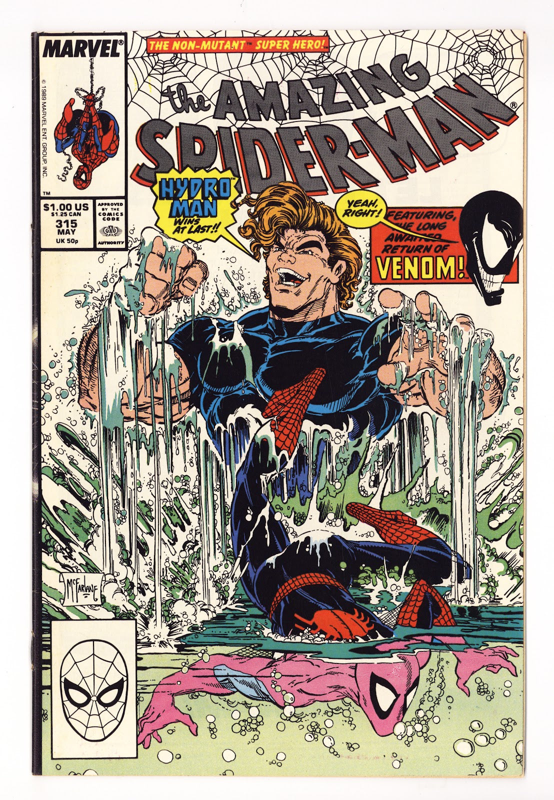 The Amazing Spider-Man Vol 1 315 FN/VF (7.0) (1989)  