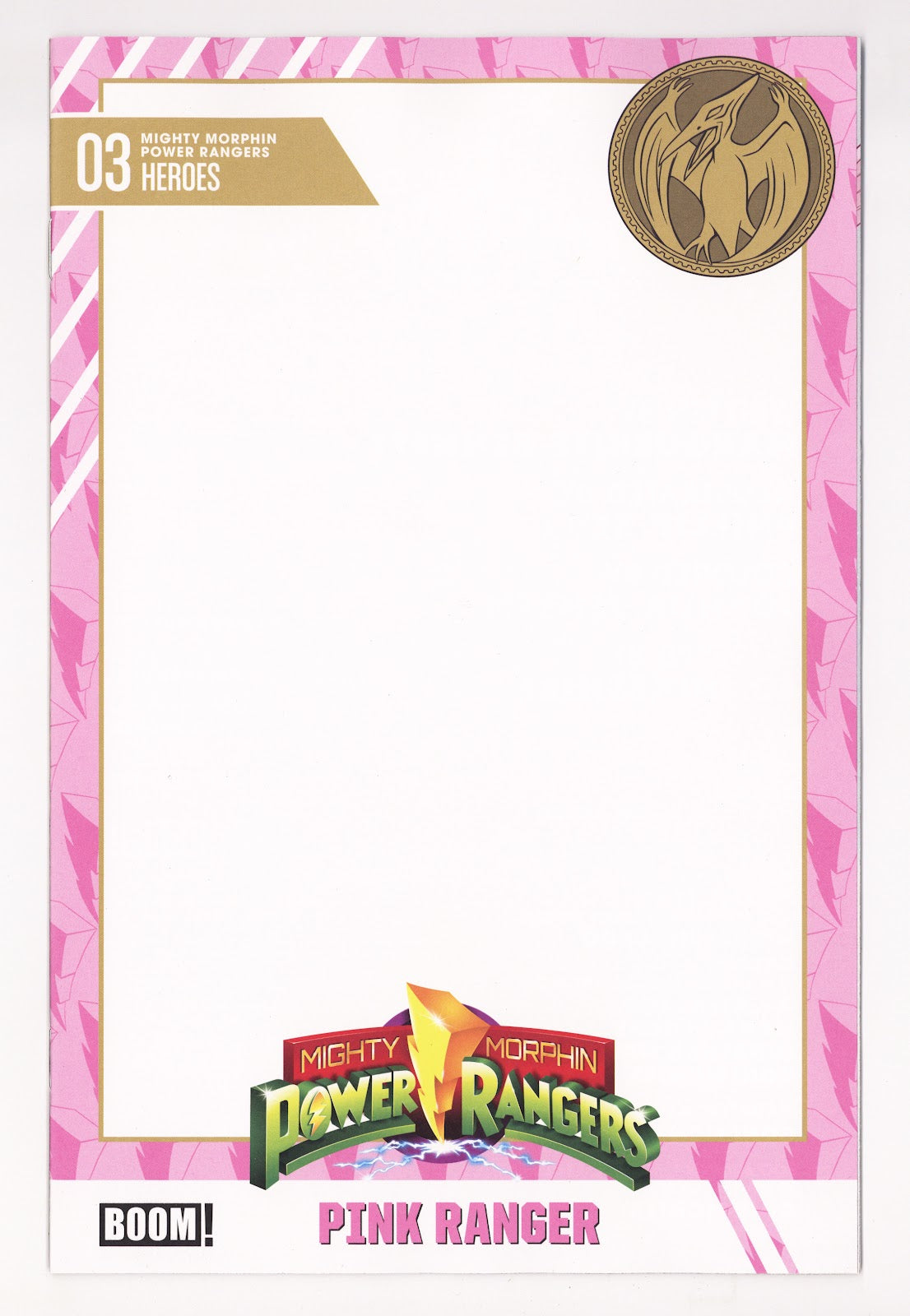 Mighty Morphin Power Rangers 3 Sketch Blank Variant (2026)
