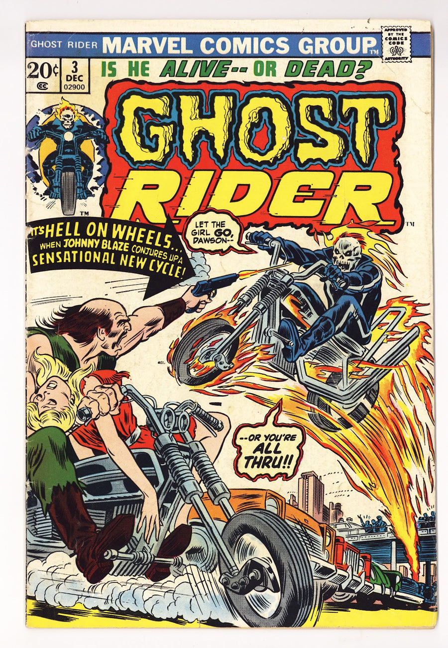 Ghost Rider Vol 1 3  VG (4.0)   (1973)     