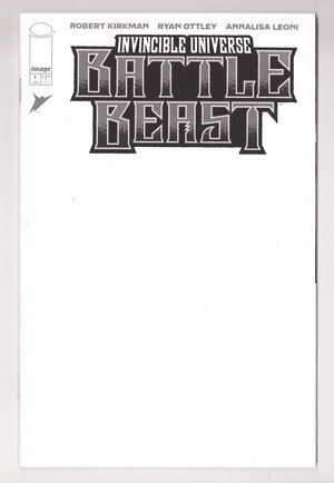 Invincible Universe: Battle Beast 1 High Grade (2025) Blank Variant