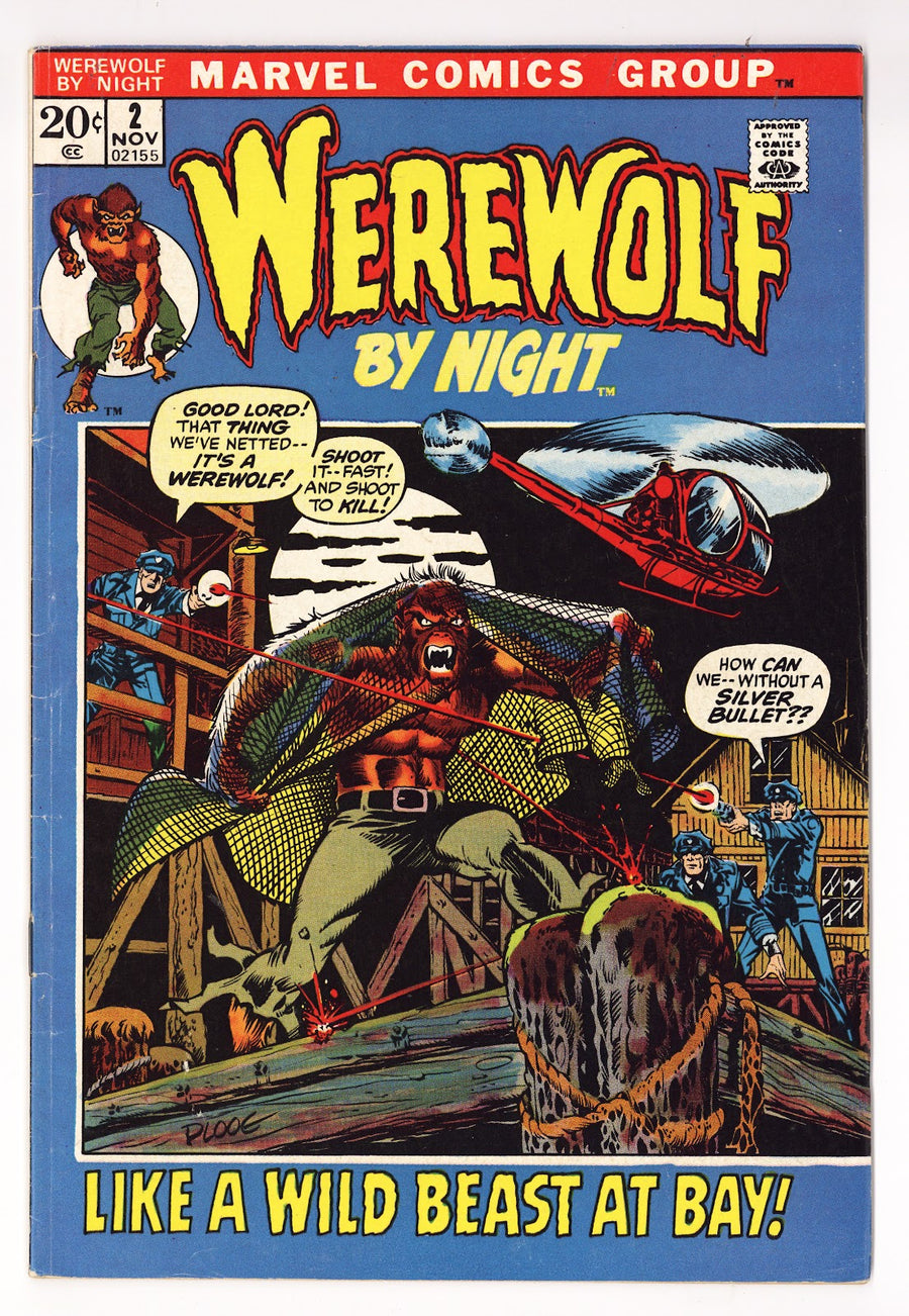Werewolf by Night Vol 1 2  FN- (5.5)   (1972)     