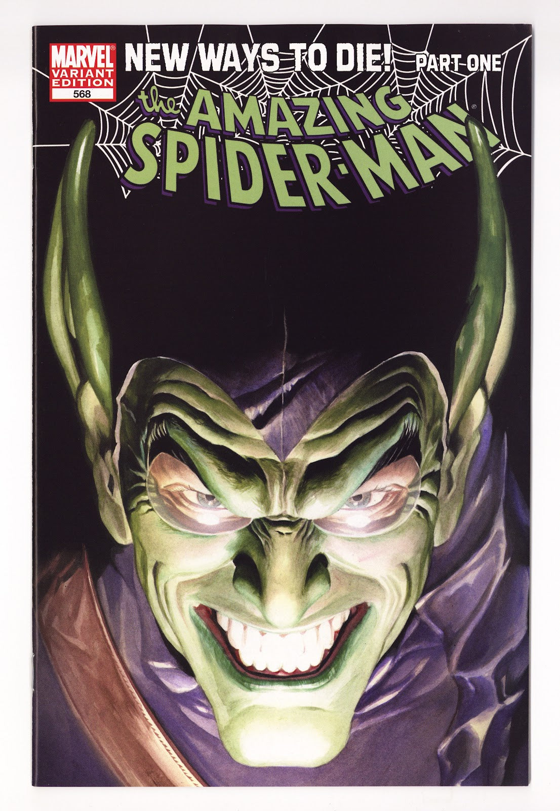 The Amazing Spider-Man Vol 2 568  VF+ (8.5)   (2008) Ross   Variant Edition - Alex Ross Cover