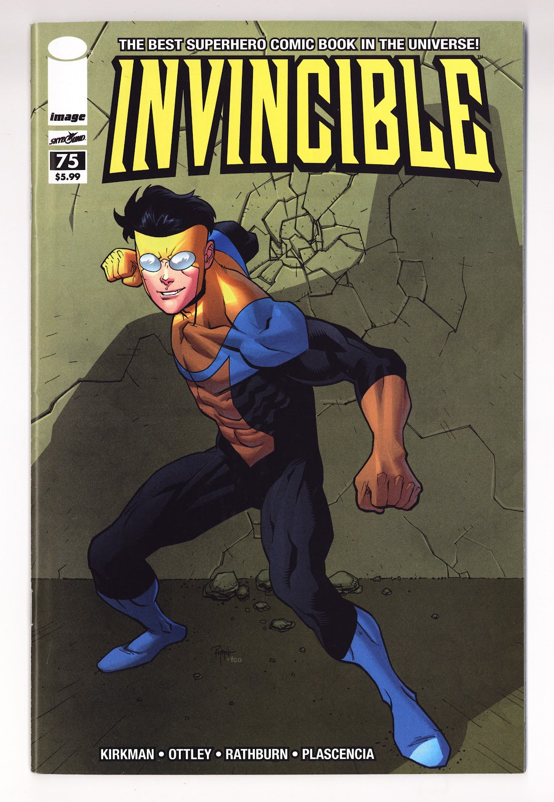 Invincible   75  VF (8.0)   (2010)   Incentive  