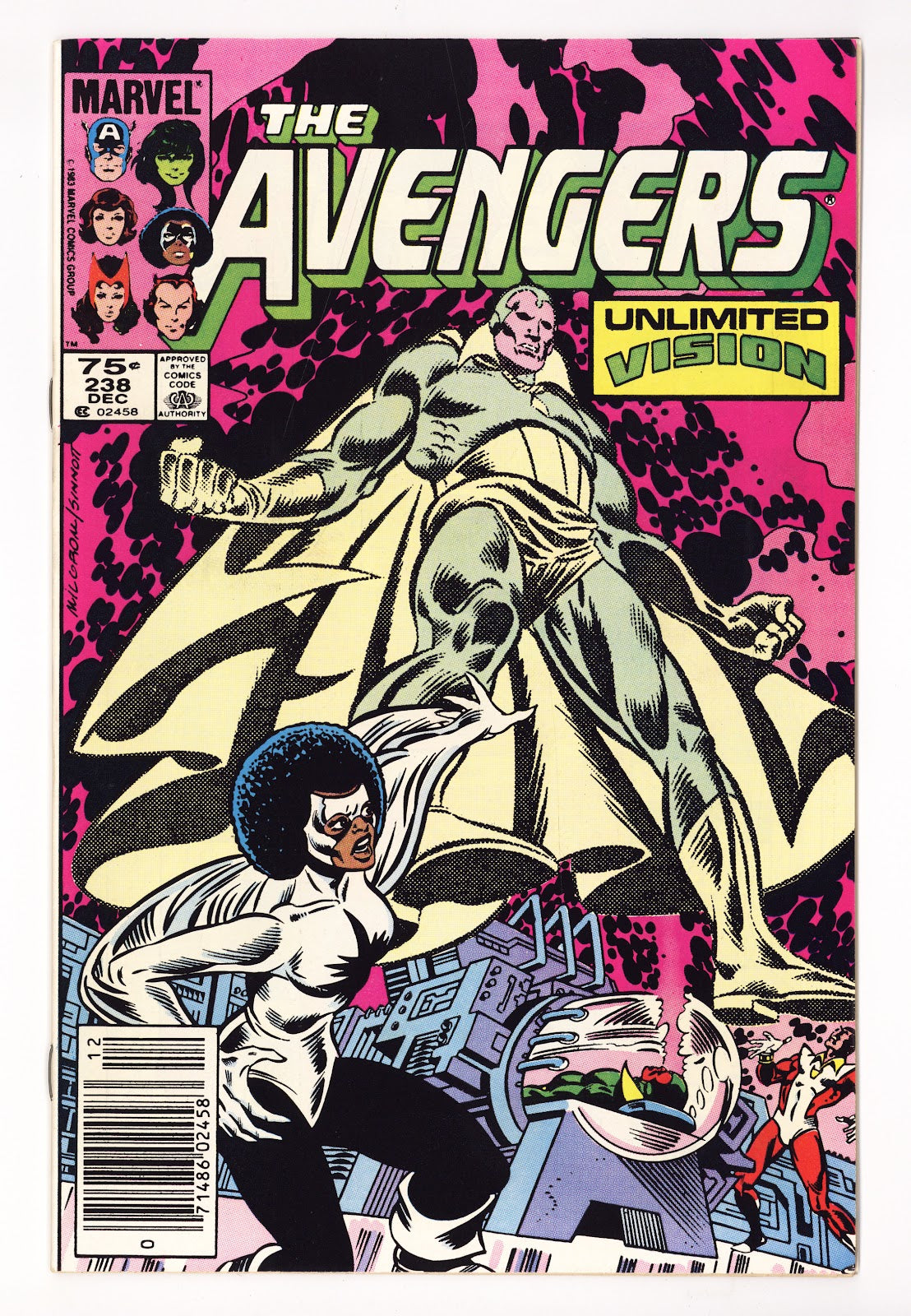 The Avengers Vol 1 238 High Grade (1983) Canadian Price Variant 