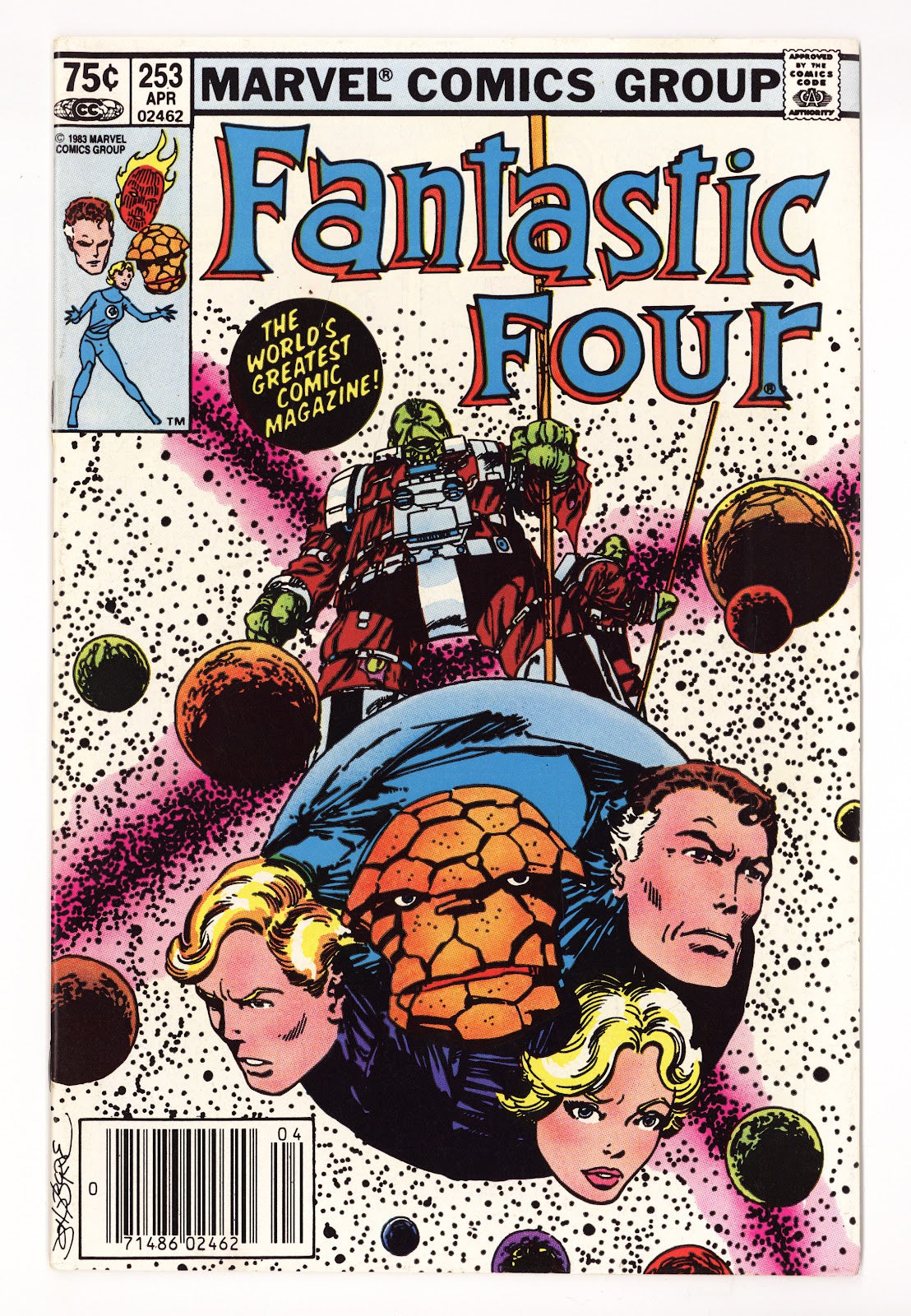 Fantastic Four 253 High Grade (1983) Canadian Price Variant 