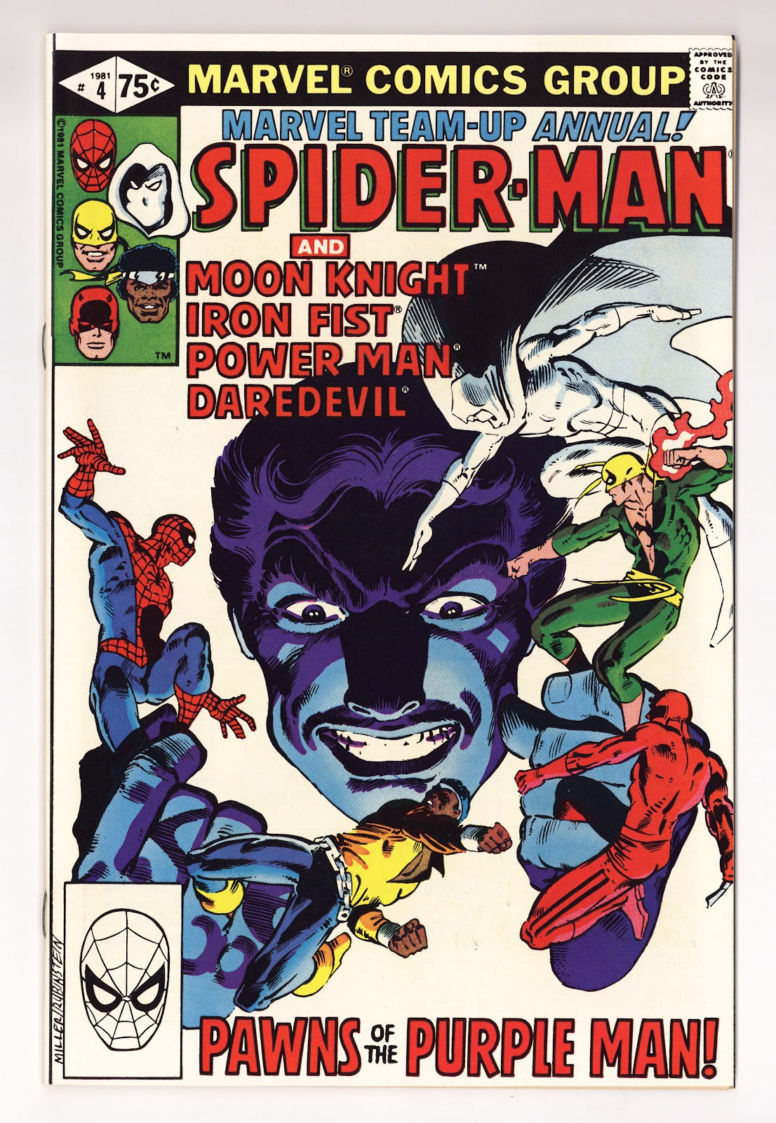 Marvel Team-Up Annual Vol 1 4 High Grade (1981) 