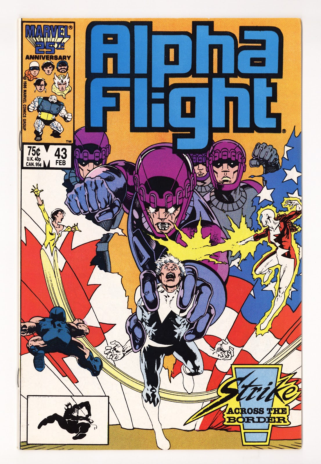 Alpha Flight Vol 1 43  High Grade   (1987)   Direct  
