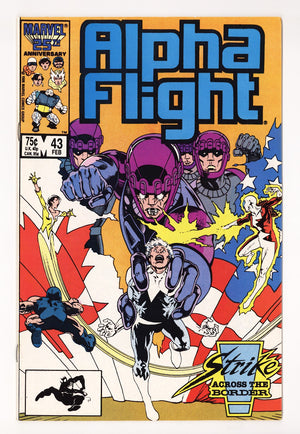 Alpha Flight Vol 1 43  High Grade   (1987)   Direct