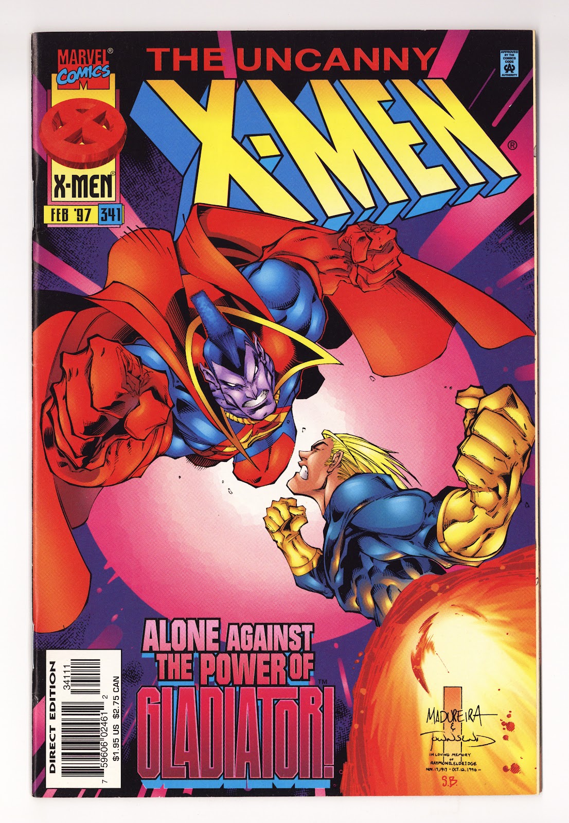 The Uncanny X-Men Vol 1 341  High Grade   (1997)     