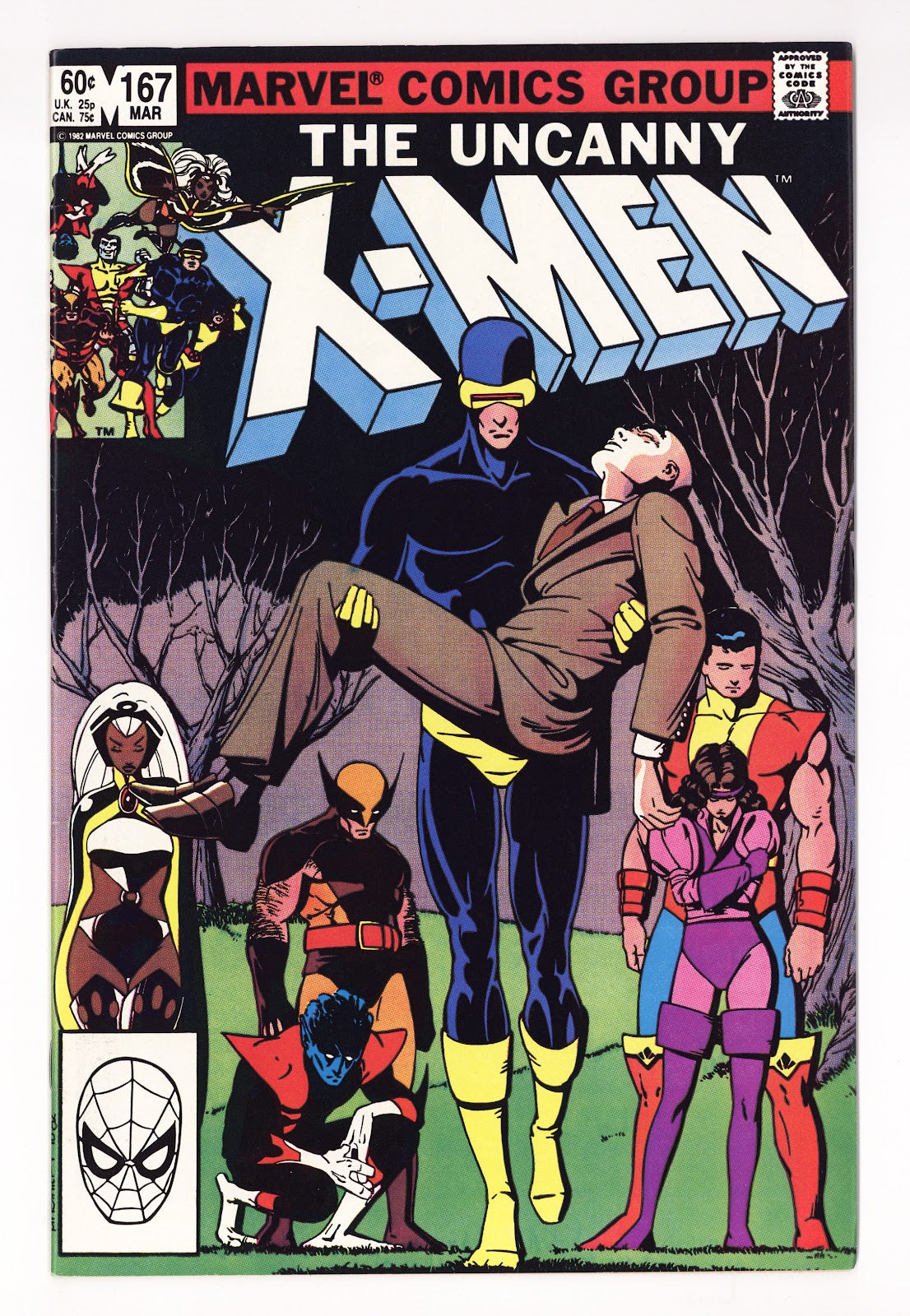 The Uncanny X-Men Vol 1 167  VF/NM (9.0)   (1983)     