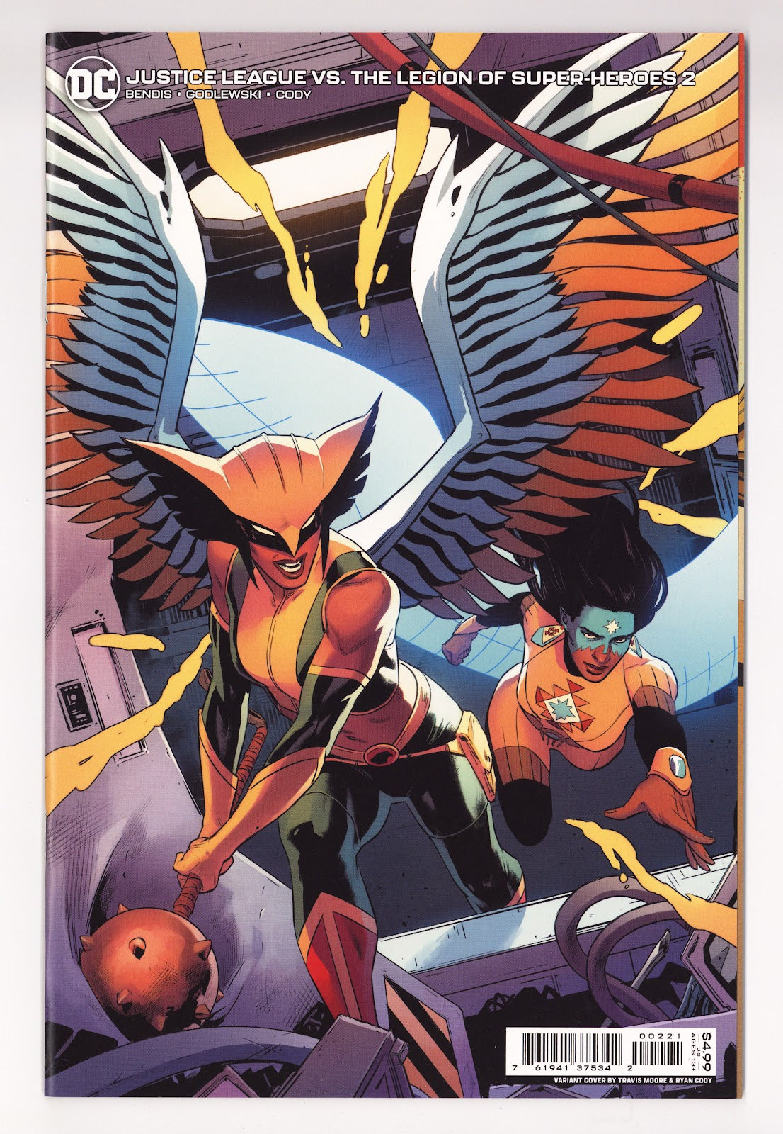 Justice League vs. the Legion of Super-Heroes 2 High Grade (2022) Moore Variant 