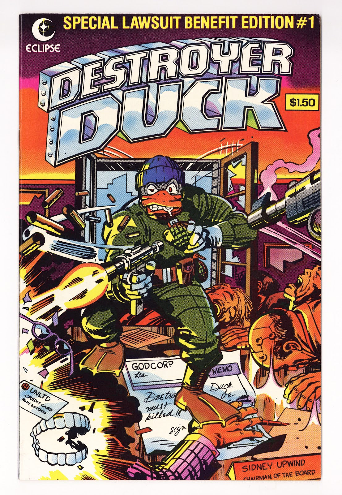 Destroyer Duck Vol 1 1  VF- (7.5)   (1982)     