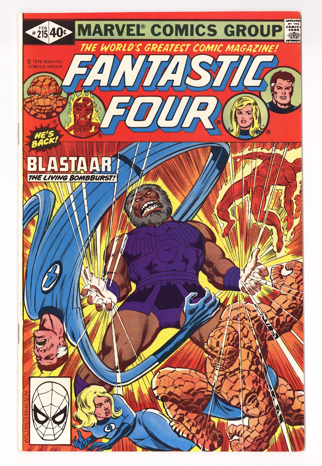 Fantastic Four Vol 1 215 High Grade (1980) 