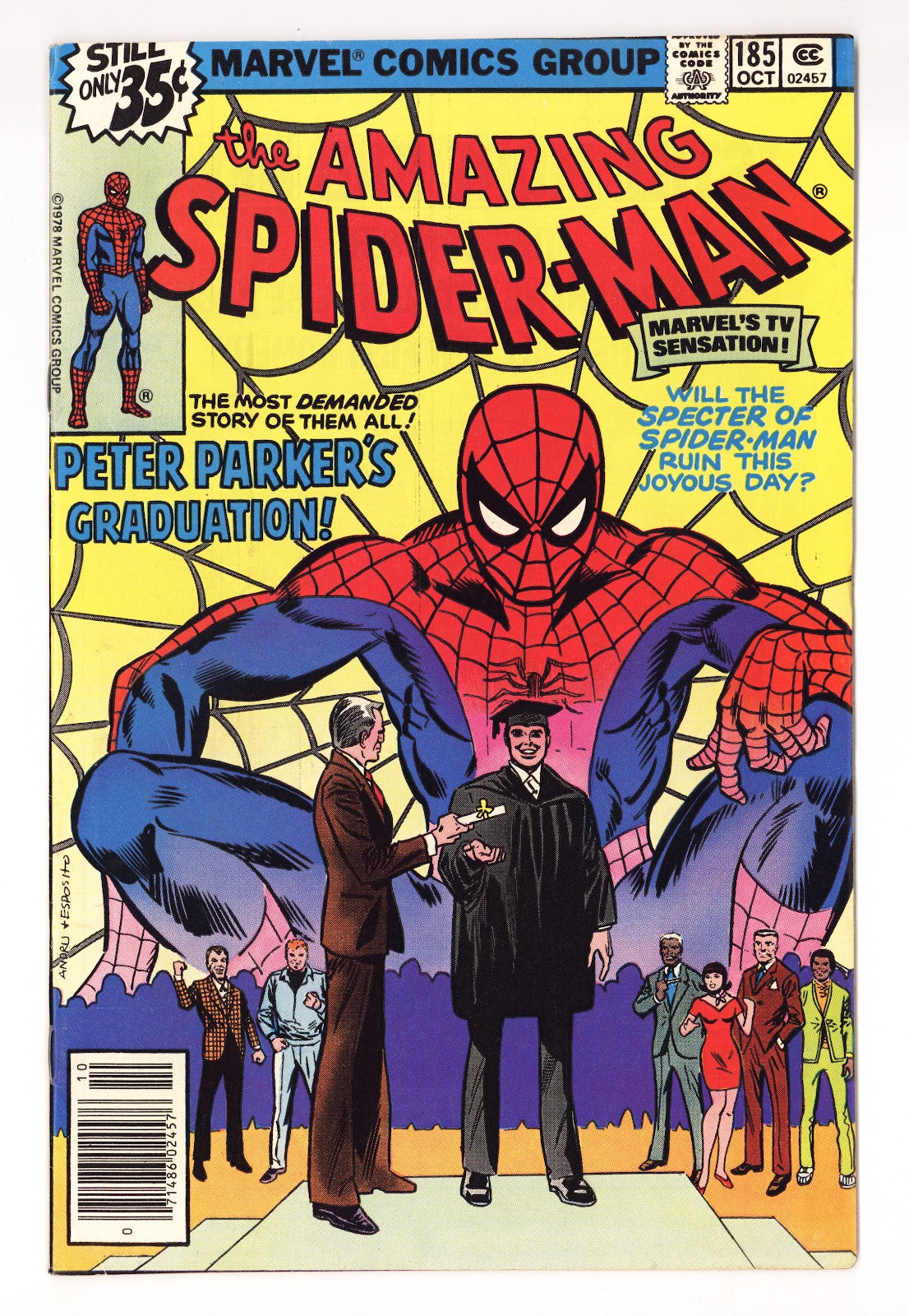 The Amazing Spider-Man Vol 1 185  FN (6.0)   (1978)