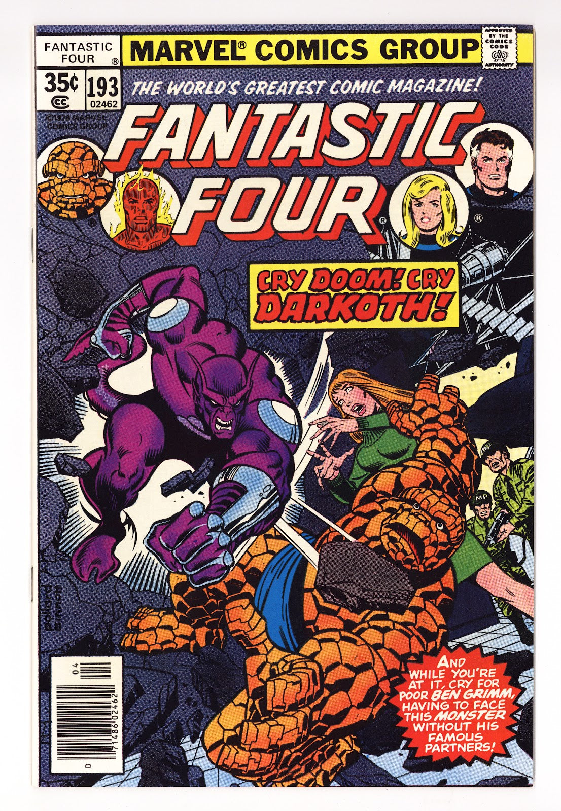 Fantastic Four Vol 1 193 High Grade (1978) 