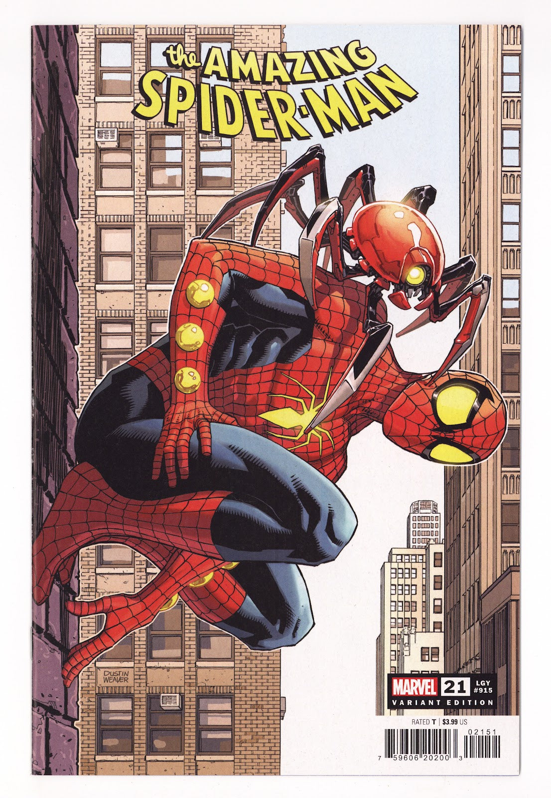 The Amazing Spider-Man Vol 6 21 (915) High Grade (2023) Weaver Variant 