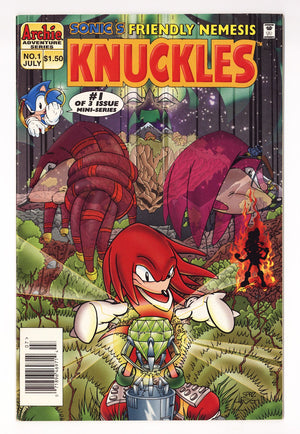 Sonic's Friendly Nemesis Knuckles   1  FN/VF (7.0)   (1996)   Newsstand