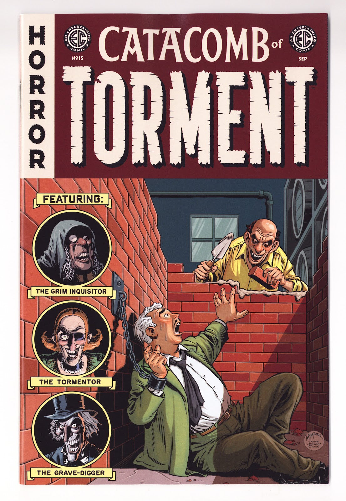 EC Catacomb of Torment  15 Mcmanus  Homage Incentive NM- (9.2) NM- (9.2) (2026)