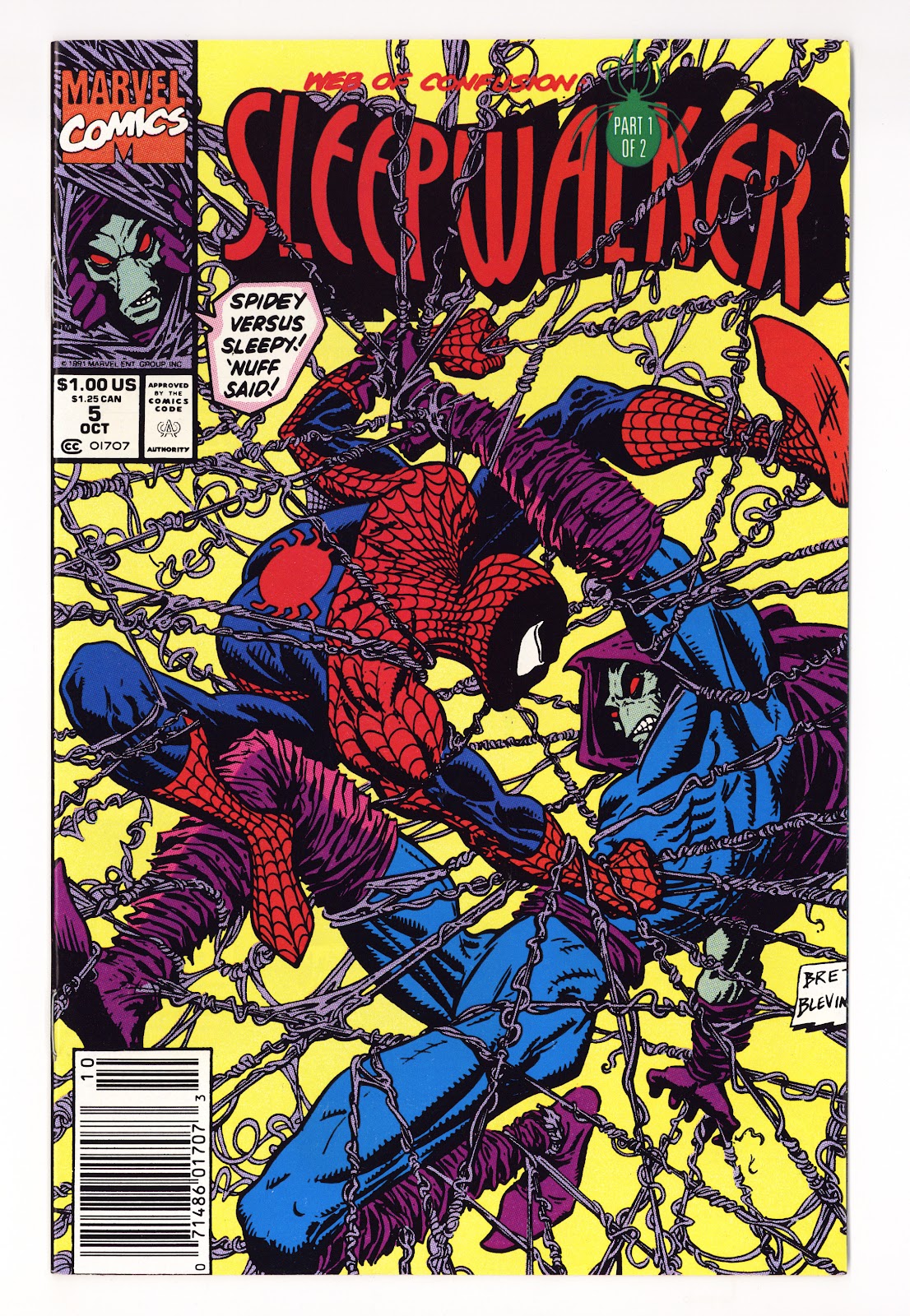 Sleepwalker   5  High Grade   (1991)   Newsstand  