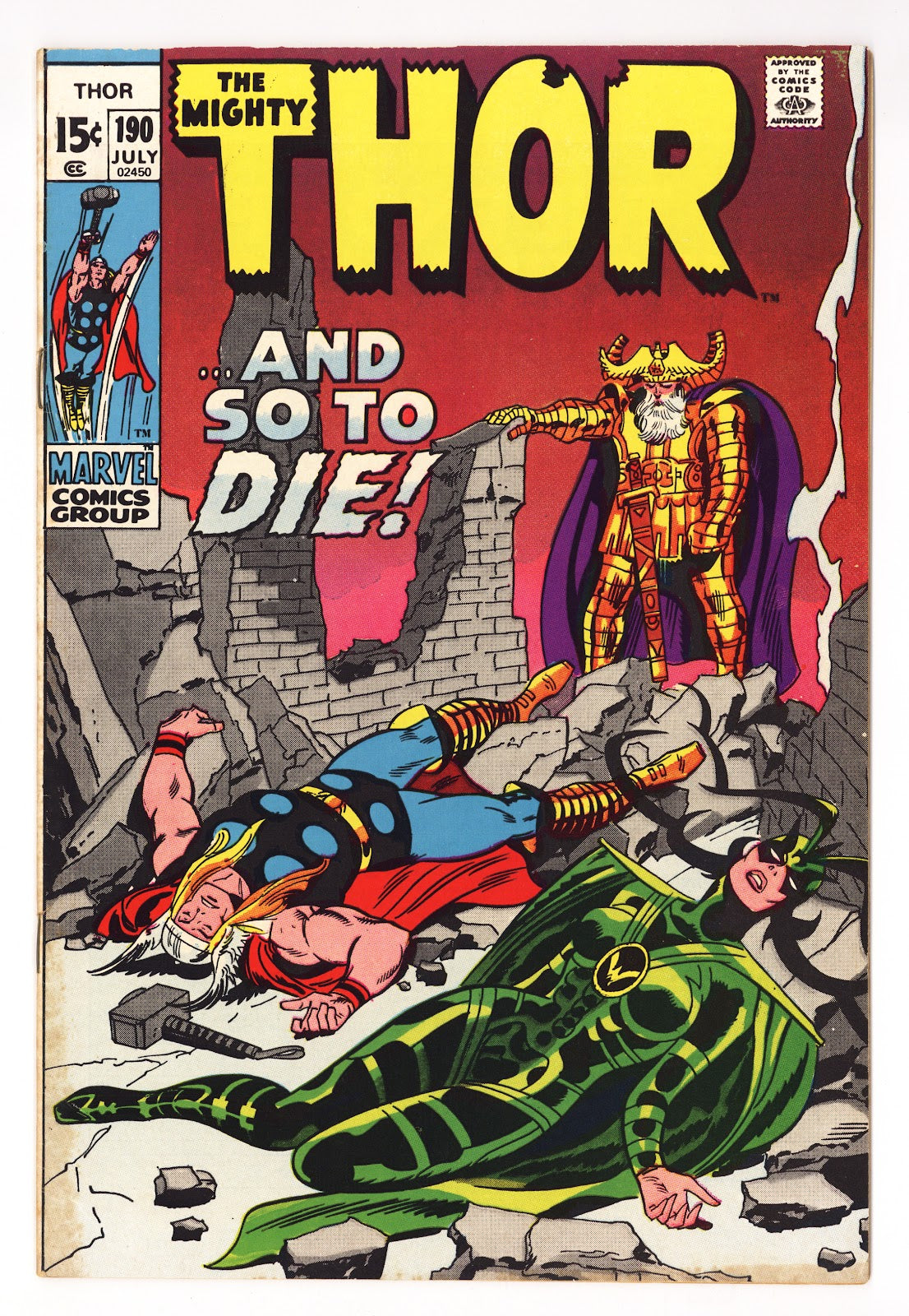 Thor Vol 1 190 FN (6.0) (1971) 
