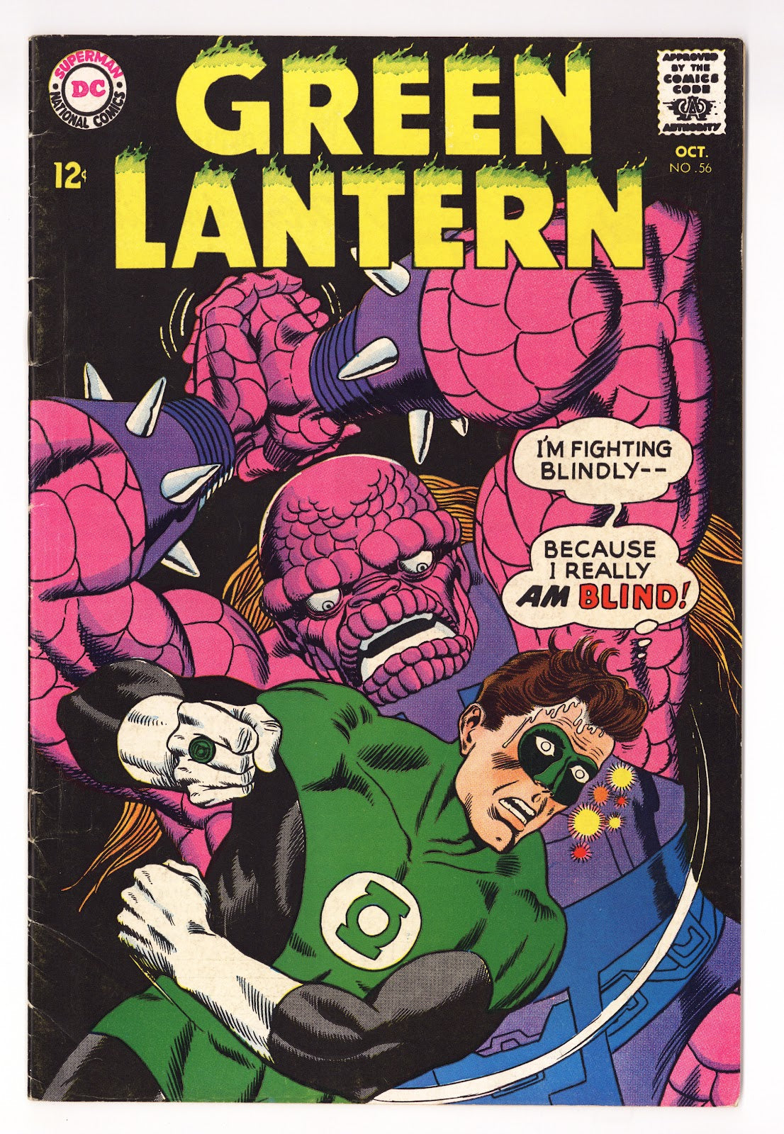 Green Lantern Vol 2 56  FN- (5.5)   (1967)     