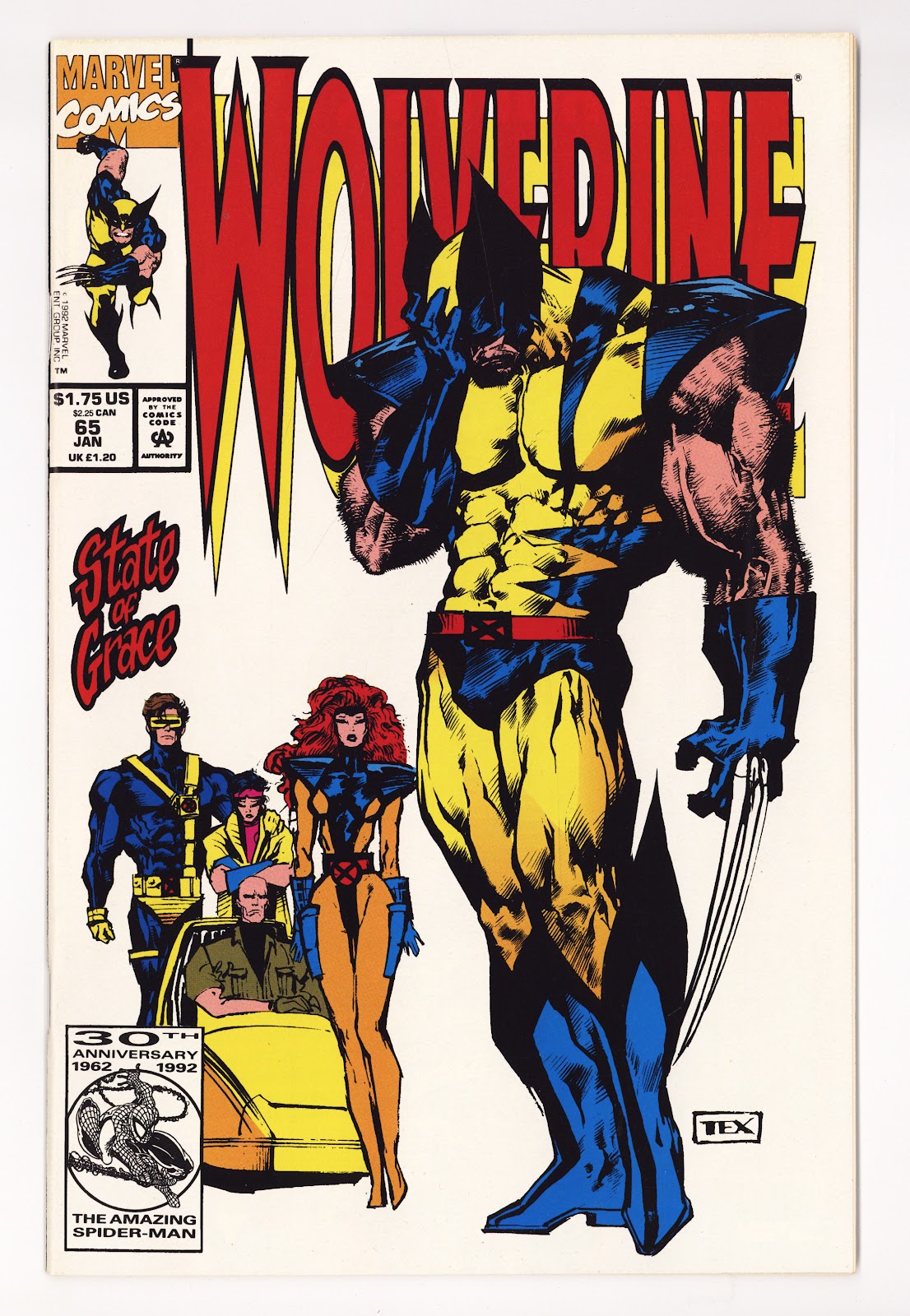 Wolverine Vol 2 65  High Grade   (1993)     
