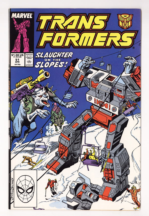 The Transformers Vol 1 51  FN+ (6.5)   (1989)